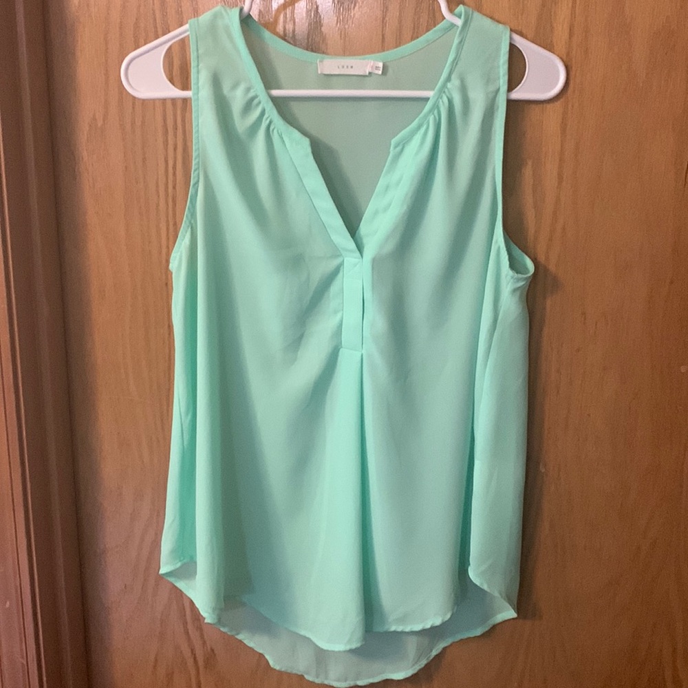 Lush light green medium tank top